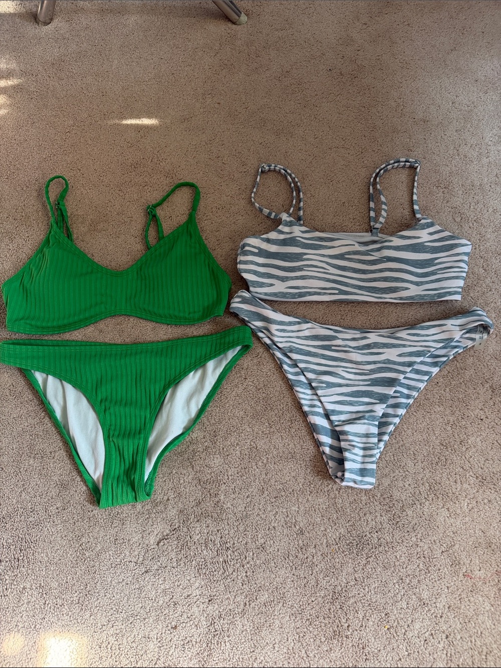 Bundle of SHEIN 2 Bikini Sets,size M
